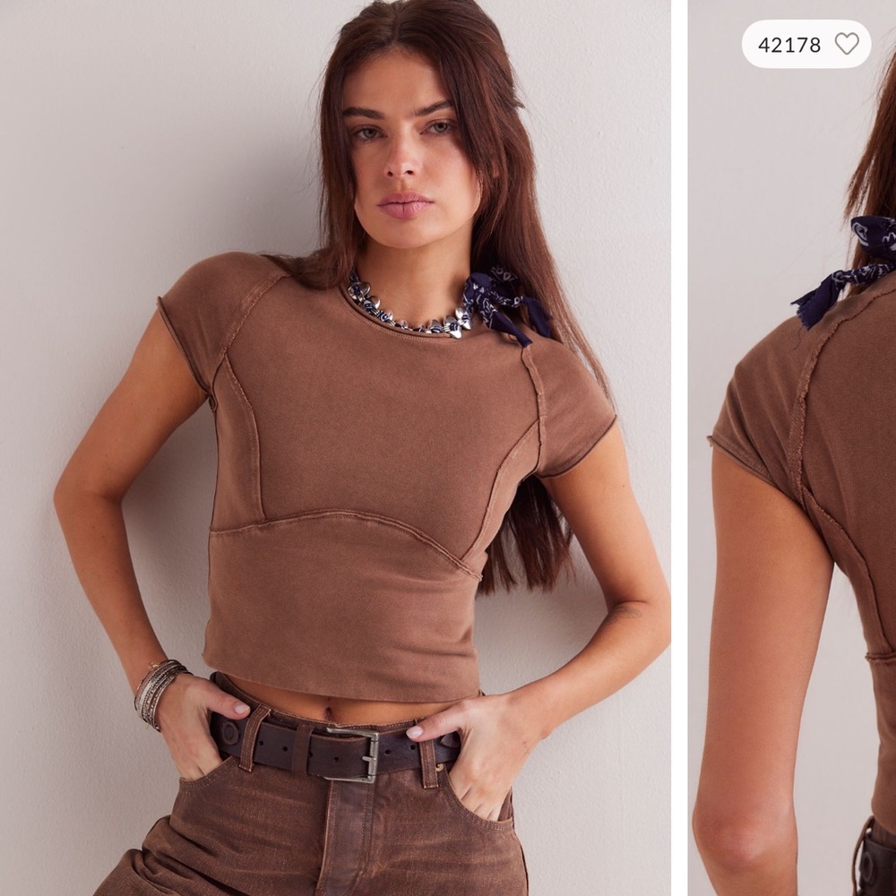 We The Free Protagonist Cropped Cap Sleeve